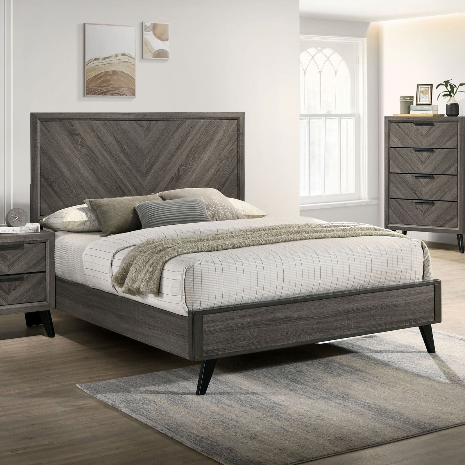 eLuxury Brenna Bed Frame, Cal King