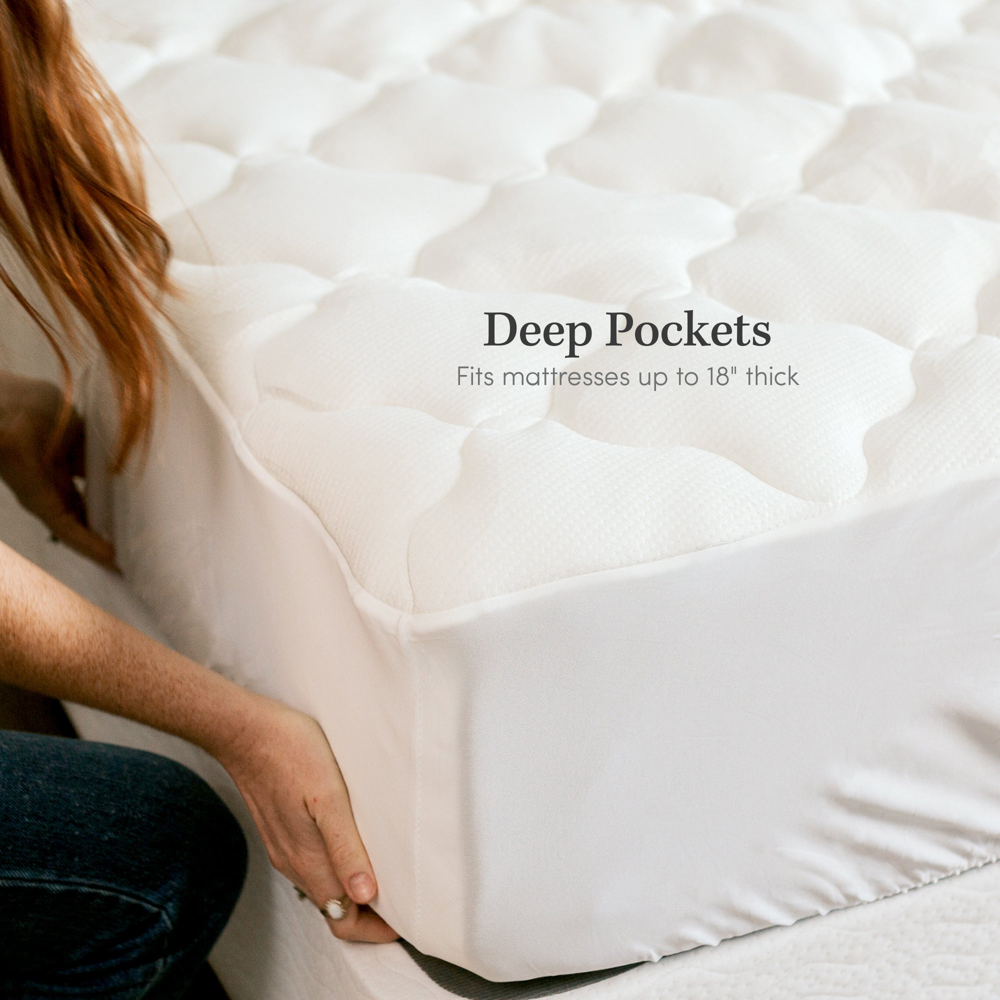 Extra Thick Rayon From Bamboo Mattress Pad