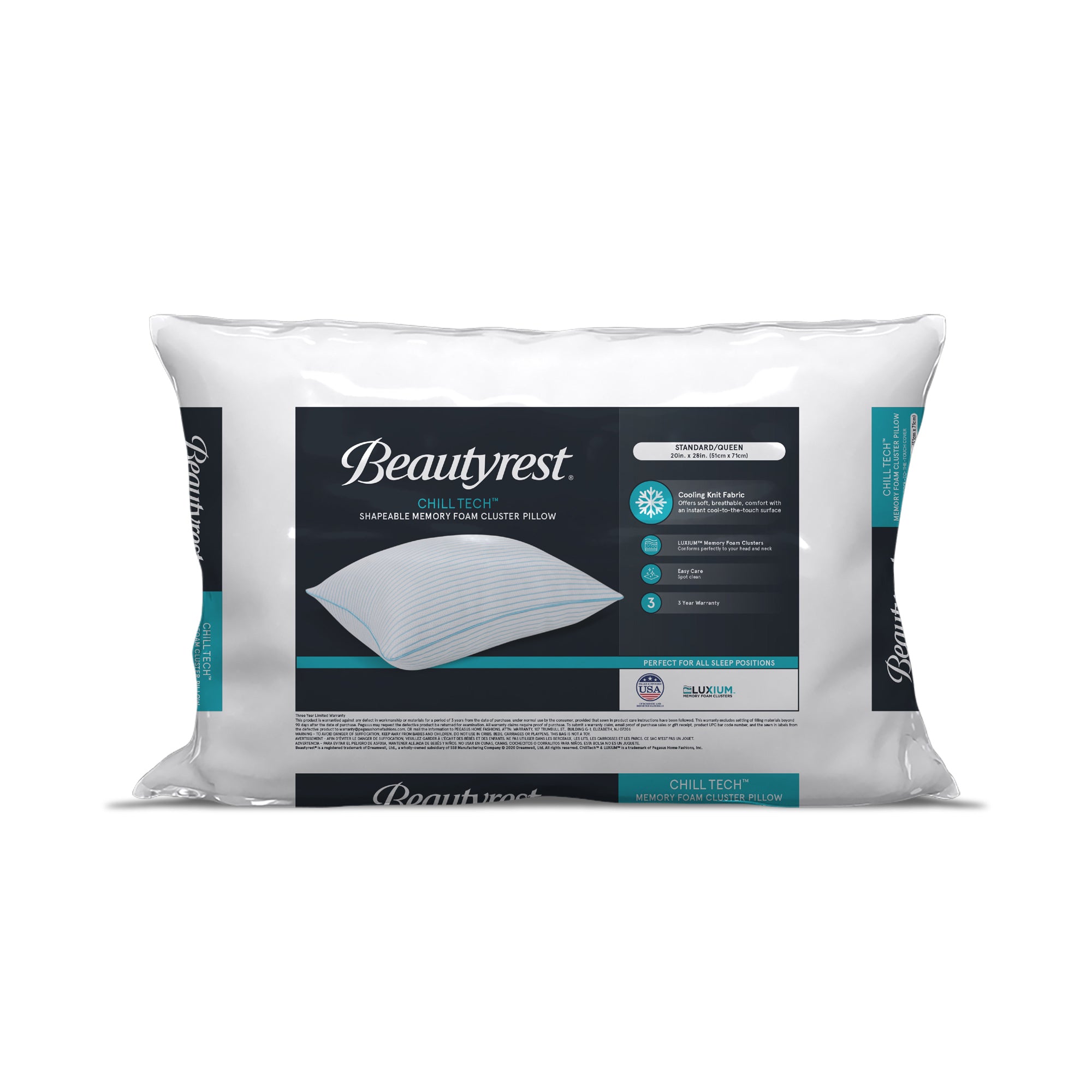 Linenspa Essentials 2 Pack Shredded Memory Foam Pillows - On Sale
